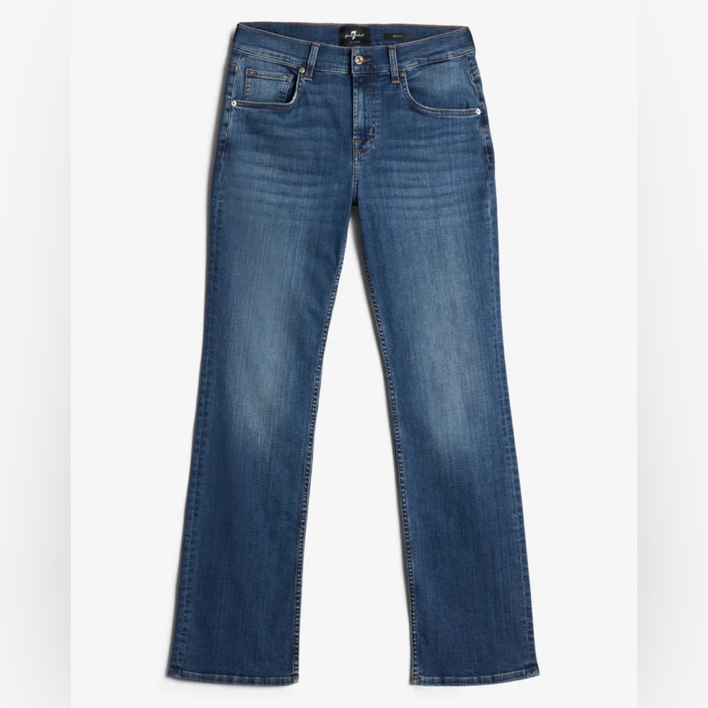 NWT - 7 For All Mankind Brett Bootcut Jeans - Size 34 - MSRP $218